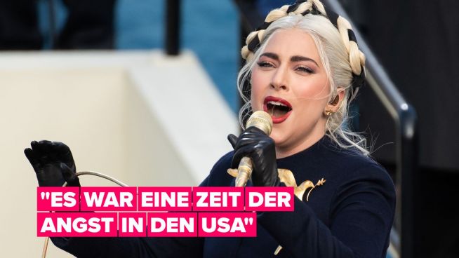 Lady Gaga hatte bei der Amtseinführung ein kugelsicheres Kleid an