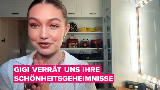 Gigi Hadid streitet in ihrem Hautpflege-Video eine Schönheitsoperation ab