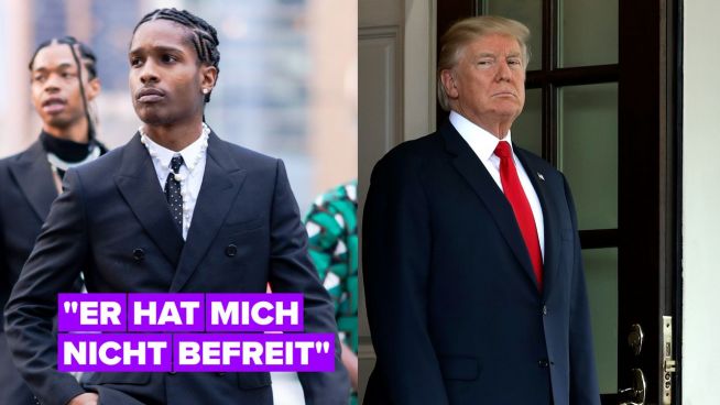 A$ap Rocky gibt zu, dass Donald Trump seinen Prozess in Schweden noch 'etwas schlimmer' gemacht hat